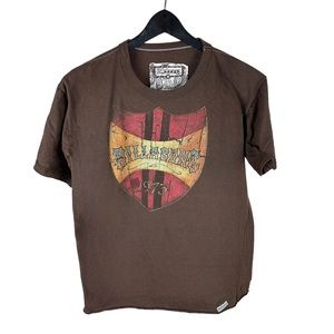 Women’s Y2K Billabong Surf Boards Brown Surfing Graphic Shirt Size M